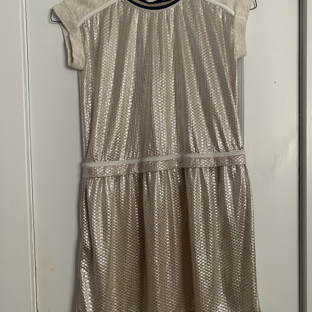 Casual gold metallic Kids Dress